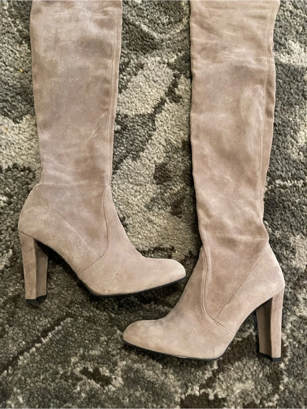 Stuart Weitzman Thigh High Suede Boots 6M